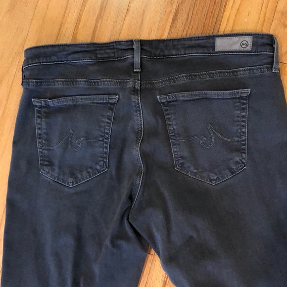 Like new grey AG legging ankle jeans. 31r - Picture 4 of 4
